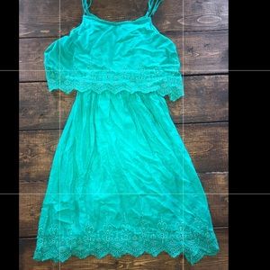 Turquoise dress